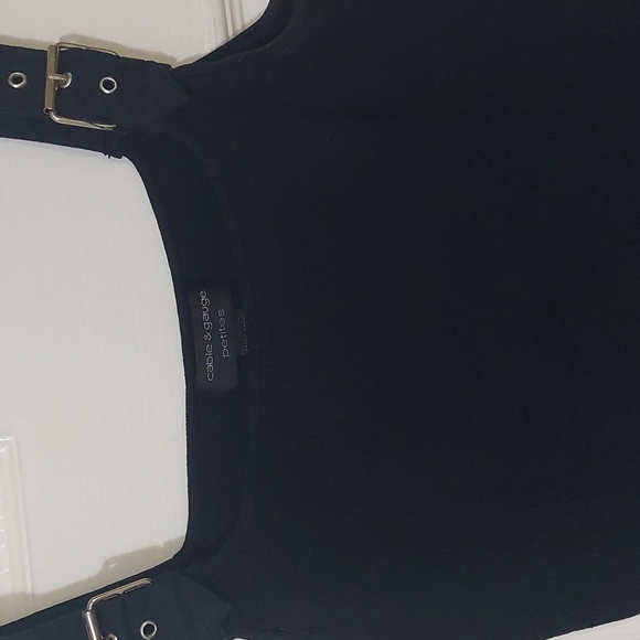 Cable and Gauge Buckle Knit Tank - Picture 6 of 7